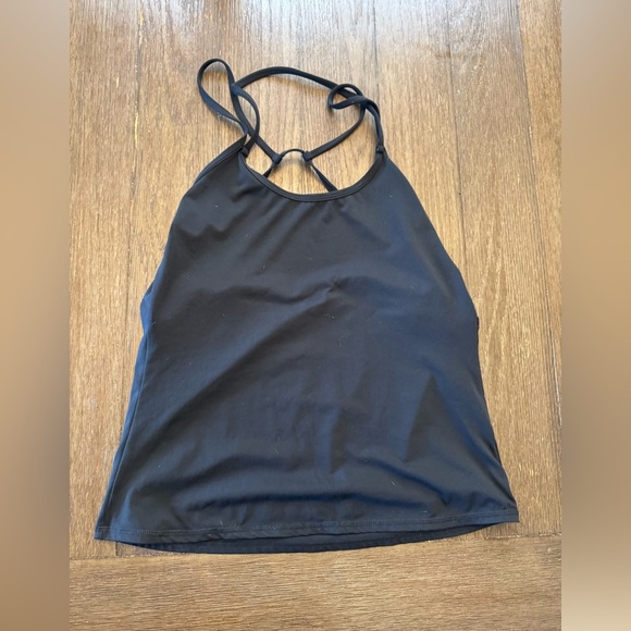 Fabletics Black Strappy Tank Top size medium - Picture 1 of 2